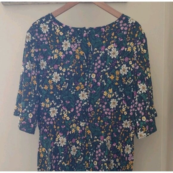 Old Navy Waist Defined Faux Wrap Dress - Picture 6 of 7